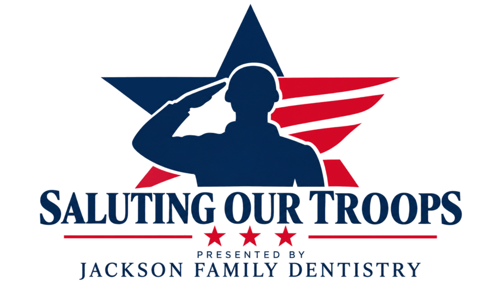 Saluting Our Troops Veterans Day free dentistry event at Jackson Family Dentistry
